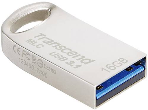 Transcend JetFlash® 720S MLC USB-Stick 16GB Silber TS16GJF720S USB 3.2 Gen 2 (USB 3.1) von Transcend