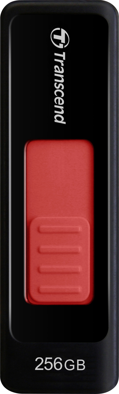 Transcend JetFlash 760 USB-Stick 256 GB USB Typ-A 3.2 Gen 1 (3.1 Gen 1) Schwarz - Rot (TS256GJF760) von Transcend