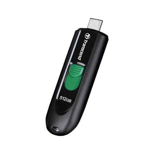 Transcend JetFlash 790C USB-Stick 512GB Schwarz TS512GJF790C USB-C™ USB 3.2 (Gen 1) von Transcend