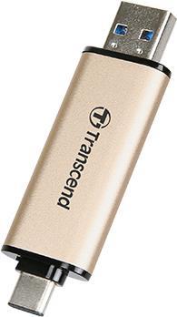 Transcend JetFlash 930C - USB-Flash-Laufwerk - 256 GB - USB 3.2 Gen 1 / USB-C - Gold von Transcend