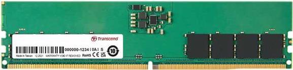 Transcend JetRAM - DDR5 - Modul - 16 GB - DIMM 288-PIN - 4800 MHz / PC5-38400 - CL40 - 1.1 V - ungepuffert - on-die ECC von Transcend