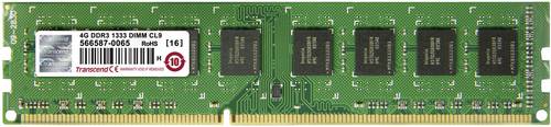 Transcend JetRAM PC-Arbeitsspeicher Modul DDR3 4GB 1 x 4GB 1333MHz 240pin DIMM CL9 JM1333KLN-4G von Transcend