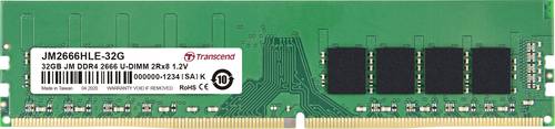 Transcend JetRAM PC-Arbeitsspeicher Modul DDR4 32GB 1 x 32GB 2666MHz 288pin DIMM CL19 JM2666HLE-32G von Transcend