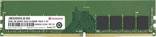 Transcend JetRAM PC-Arbeitsspeicher Modul DDR4 8GB 1 x 8GB 3200MHz 288pin DIMM JM3200HLB-8G von Transcend
