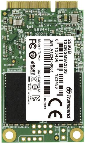 Transcend MSA230S 256GB Interne mSATA SSD mSATA Retail TS256GMSA230S von Transcend