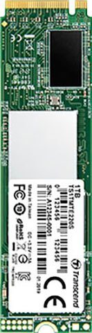 Transcend MTE220S PCIe SSD 1TB interne SSD (1 TB) 3500 MB/S Lesegeschwindigkeit, 3200 MB/S Schreibgeschwindigkeit von Transcend