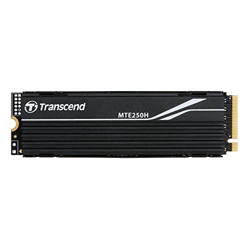 Transcend MTE250H - SSD - 1 TB - intern - M.2 2280 - PCIe 4.0 x4 (NVMe) - integrierter Kühlkörper von Transcend