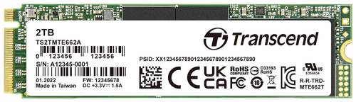 Transcend MTE662A 2TB Interne M.2 PCIe NVMe SSD 2280 PCIe 3.0 x4 Industrial TS2TMTE662A von Transcend