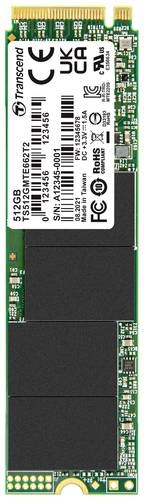 Transcend MTE662T2 512GB Interne M.2 SATA SSD 2280 PCIe NVMe 3.0 x4 Industrial TS512GMTE662T2 von Transcend