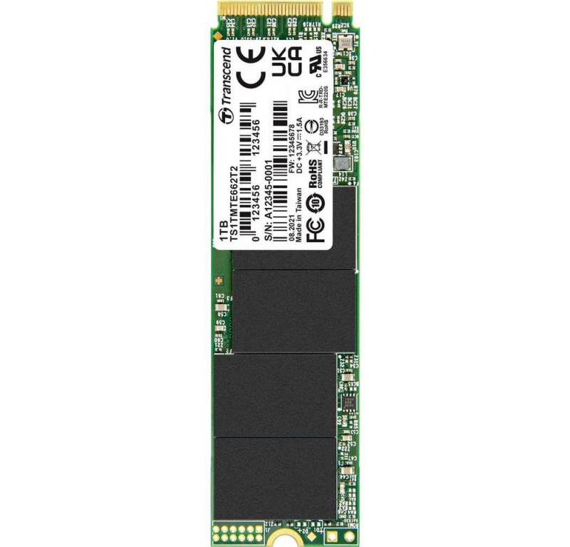 Transcend MTE662T2 M.2 2280 256GB SSHD-Hybrid-Festplatte, 3D NAND von Transcend