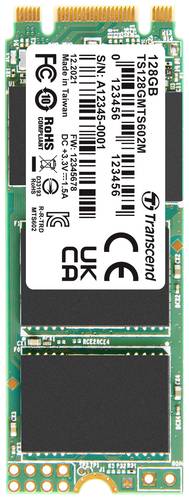 Transcend MTS602M 128GB Interne M.2 SATA SSD 2260 SATA III Industrial TS128GMTS602M von Transcend