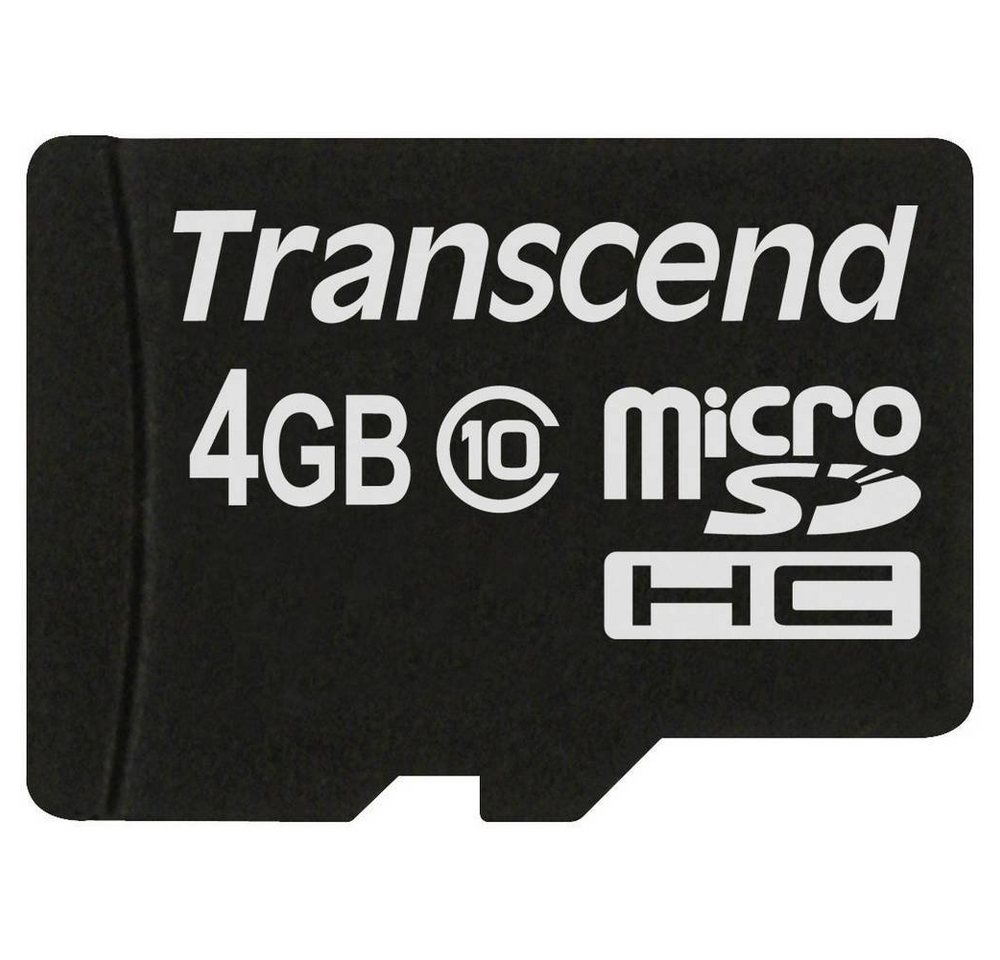 Transcend MicroSDHC Karte 4GB Class 10 ohne SD-Adapter Speicherkarte Transcend MicroSDHC Karte 4GB Class 10 ohne SD-Adapter Speicherkarte von Transcend