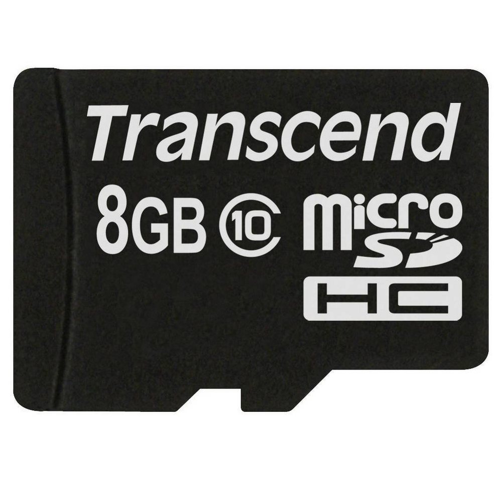 Transcend MicroSDHC Karte 8GB Class 10 ohne SD-Adapter Speicherkarte von Transcend