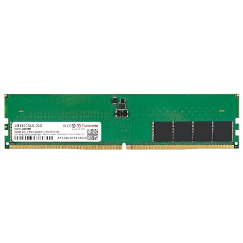 Transcend PC-Arbeitsspeicher Modul 32GB DDR5 4800MHz - JM4800ALE-32G Transcend PC-Arbeitsspeicher Modul 32GB DDR5 4800MHz - JM4800ALE-32G von Transcend