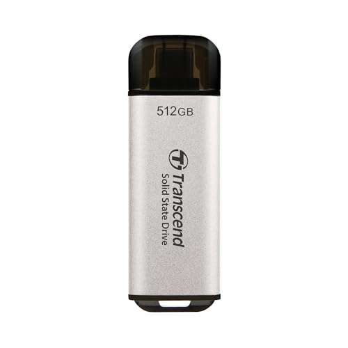Transcend 512G USB 10Gbps ESD300C Portable SSD Solid State Drive TS512GESD300C von Transcend
