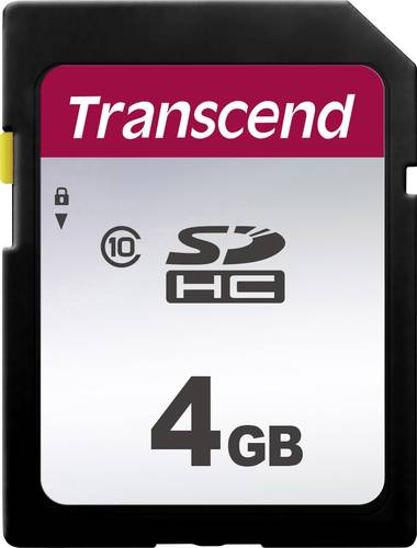 Transcend Premium 300S SDHC-Karte 4GB Class 10, UHS-I, UHS-Class 1 von Transcend