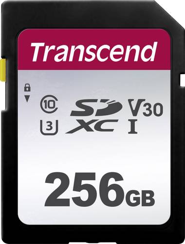 Transcend Premium 300S SDXC-Karte 256GB Class 10, UHS-I, UHS-Class 3, v30 Video Speed Class von Transcend