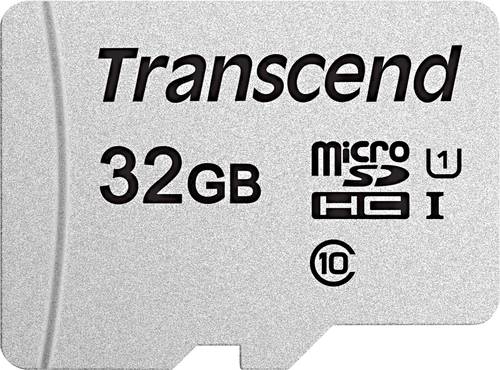 Transcend Premium 300S microSDHC-Karte 32GB Class 10, UHS-I, UHS-Class 1 von Transcend