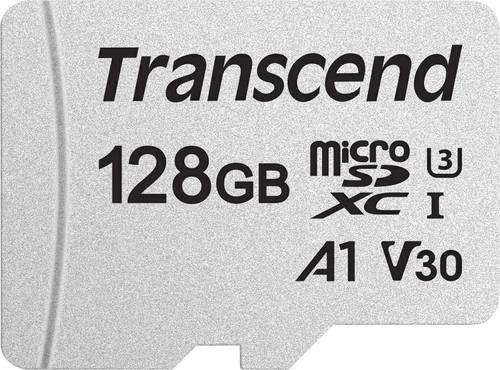 Transcend Premium 300S microSDXC-Karte 128GB Class 10, UHS-I, UHS-Class 3, v30 Video Speed Class, A1 von Transcend