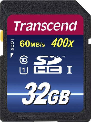 Transcend Premium 400 SDHC-Karte Industrial 32GB Class 10, UHS-I von Transcend
