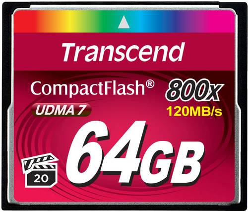 Transcend Premium 800x CF-Karte 64GB von Transcend