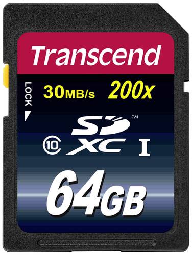 Transcend Premium SDXC-Karte Industrial 64GB Class 10 von Transcend