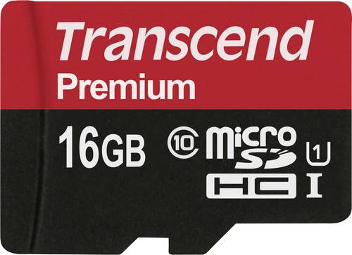 Transcend Premium microSDHC-Karte Industrial 16GB Class 10, UHS-I von Transcend