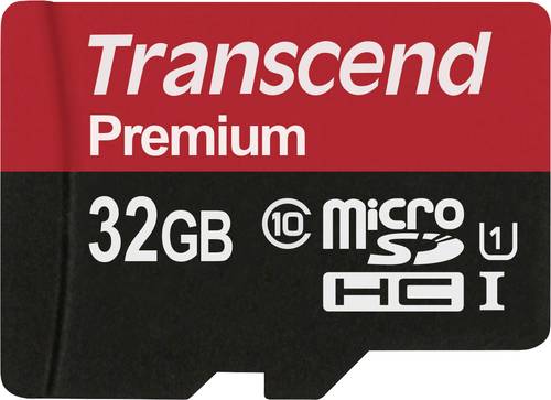 Transcend Premium microSDHC-Karte Industrial 32GB Class 10, UHS-I von Transcend