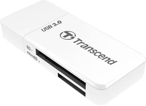 Transcend RDF5W Externer Speicherkartenleser USB 3.2 Gen 1 (USB 3.0) Weiß von Transcend