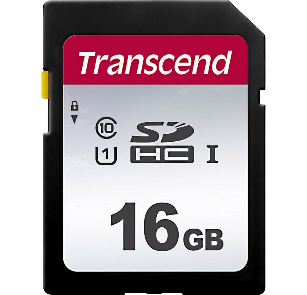 Transcend SDHC-Karte 16GB Class 10 UHS-I Speicherkarte von Transcend