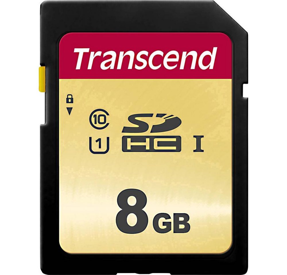 Transcend SDHC-Karte 8GB Class 10 UHS-I Speicherkarte von Transcend