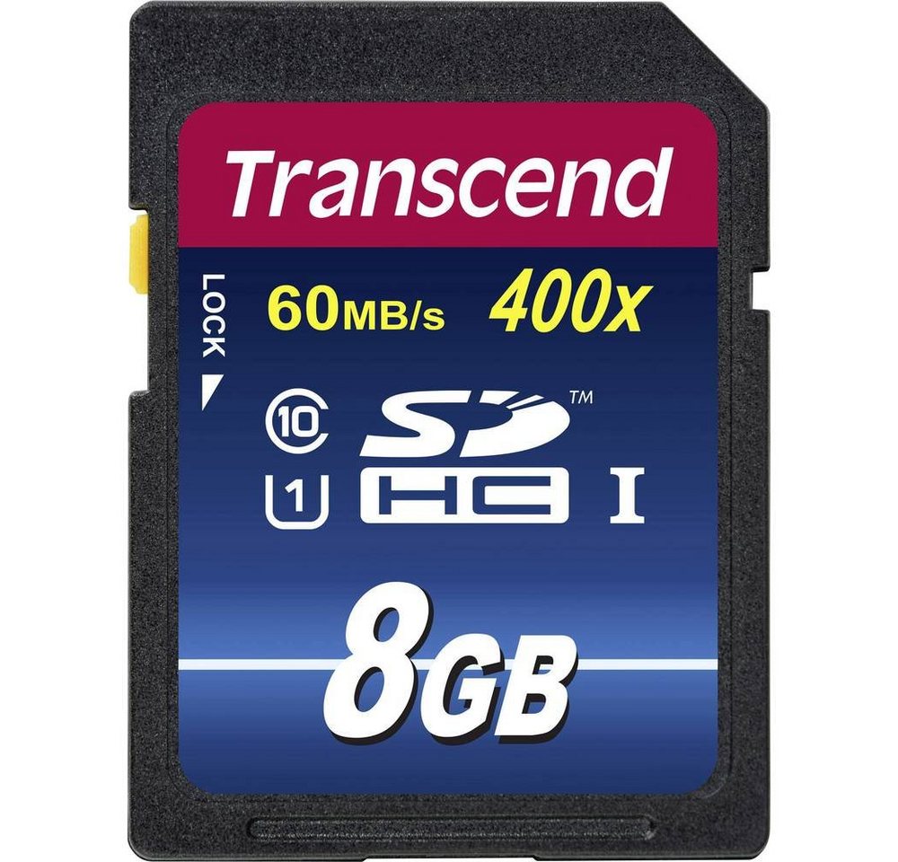 Transcend SDHC Karte 8GB Premium Class 10 UHS-I Speicherkarte Transcend SDHC Karte 8GB Premium Class 10 UHS-I Speicherkarte von Transcend