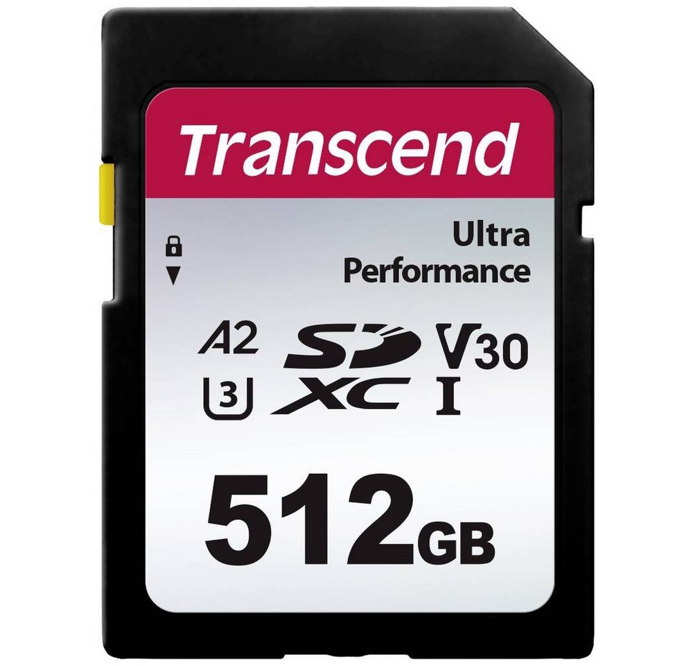 Transcend SDXC-340S-Speicherkarte 512 GB Speicherkarte (stoßsicher, Wasserdicht) von Transcend