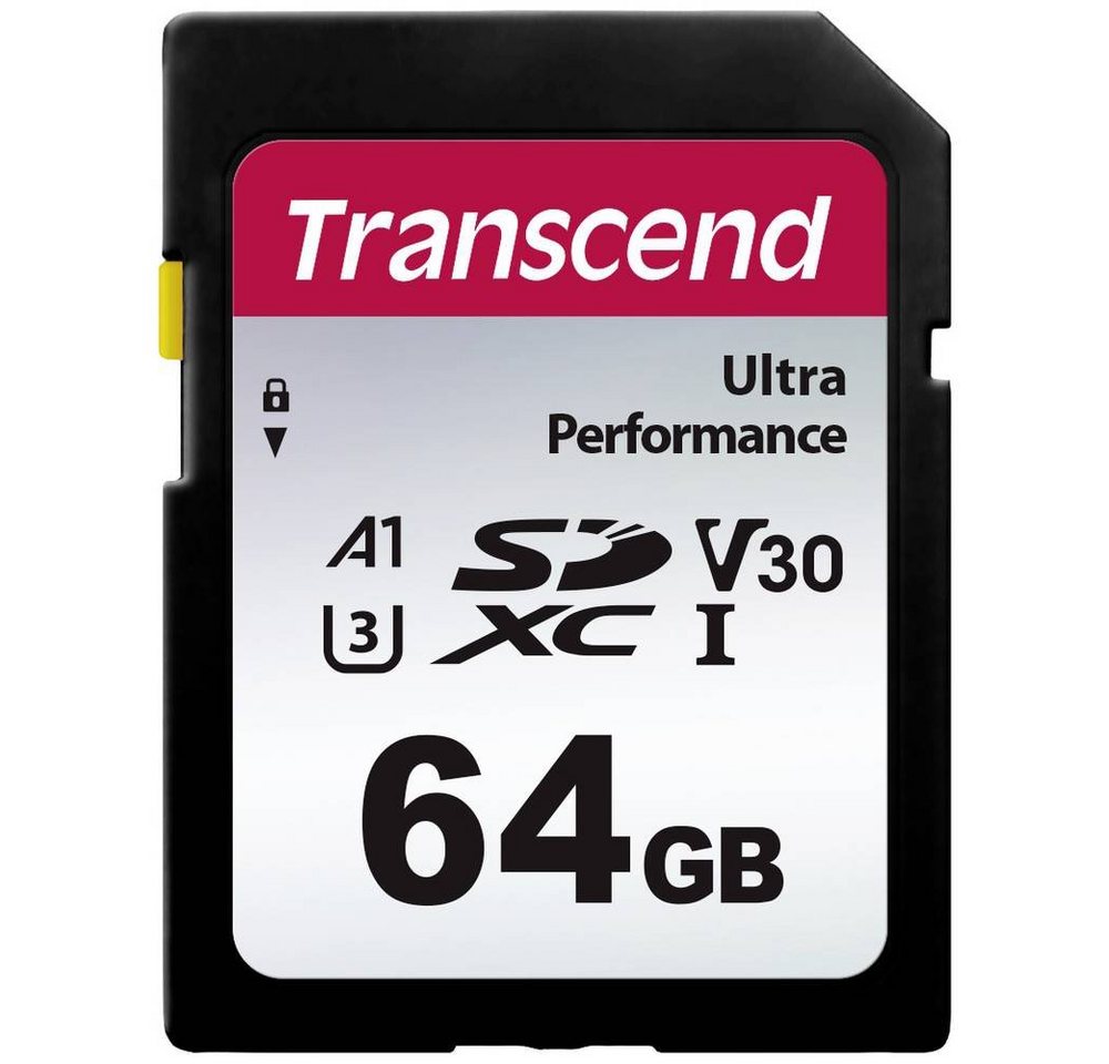 Transcend SDXC-340S-Speicherkarte 64 GB Speicherkarte (stoßsicher, Wasserdicht) von Transcend