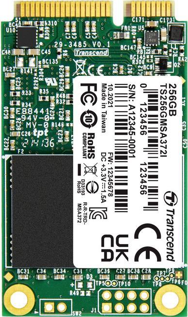 Transcend - SSD - 256 GB - intern - mSATA - SATA 6Gb/s von Transcend