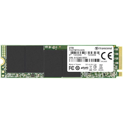 Transcend SSD MTE220S NVMe PCIe Gen3 x4 2TB von Transcend