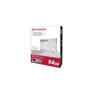 Transcend SSD370S - SSD - 64GB - intern - 6,4 cm (2.5) - SATA 6Gb/s (TS64GSSD370S) von Transcend