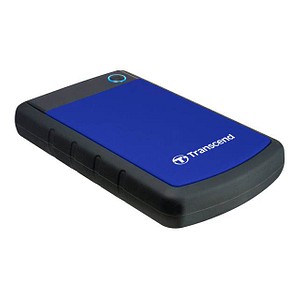 Transcend StoreJet 25H3 1 TB externe HDD-Festplatte blau, schwarz von Transcend