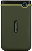 Transcend StoreJet 25M3 - Festplatte - 2 TB - extern (tragbar) - 2.5 (6.4 cm) - USB 3.1 Gen 1 - 256-Bit-AES - Military Green von Transcend