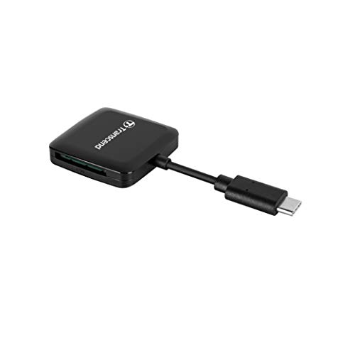Transcend TS-RDC3 Multifunktionaler Kartenleser (USB 3.2, Gen 1), Schwarz von Transcend
