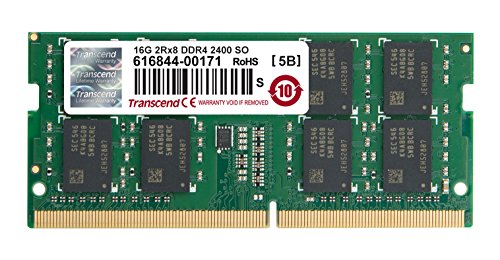 Transcend TS2GSH64V4B Speichermodul 16GB DDR4 2400 SO-DIMM 2Rx8 1Gx8 CL17 1.2V von Transcend