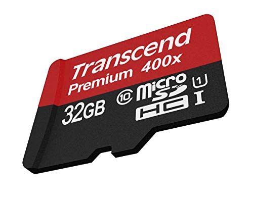 Transcend TS32GUSDCU1 Class 10 Premium microSDHC 32GB Speicherkarte UHS-I von Transcend