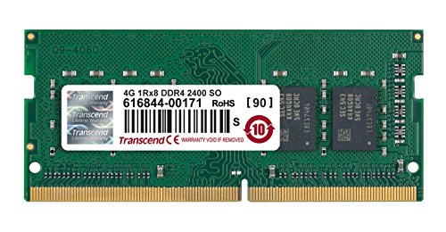 Transcend TS512MSH64V4H Speichermodul 4GB DDR4 2400 SO-DIMM 1Rx8 512Mx8 CL17 1.2V von Transcend