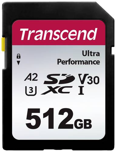 Transcend TS64GSDC340S SDXC-Karte 512GB A1 Application Performance Class, A2 Application Performance von Transcend