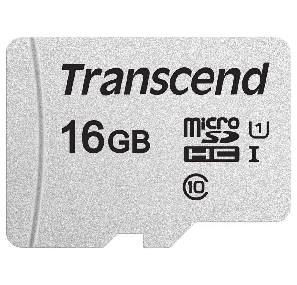 Transcend Transcen microSDHC-Karte 16GB Speicherkarte (inkl. SD-Adapter) von Transcend
