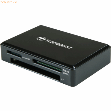 Transcend Transcend All-in-1 Multi Kartenlesegerät USB 3.1 Gen1, schwa von Transcend