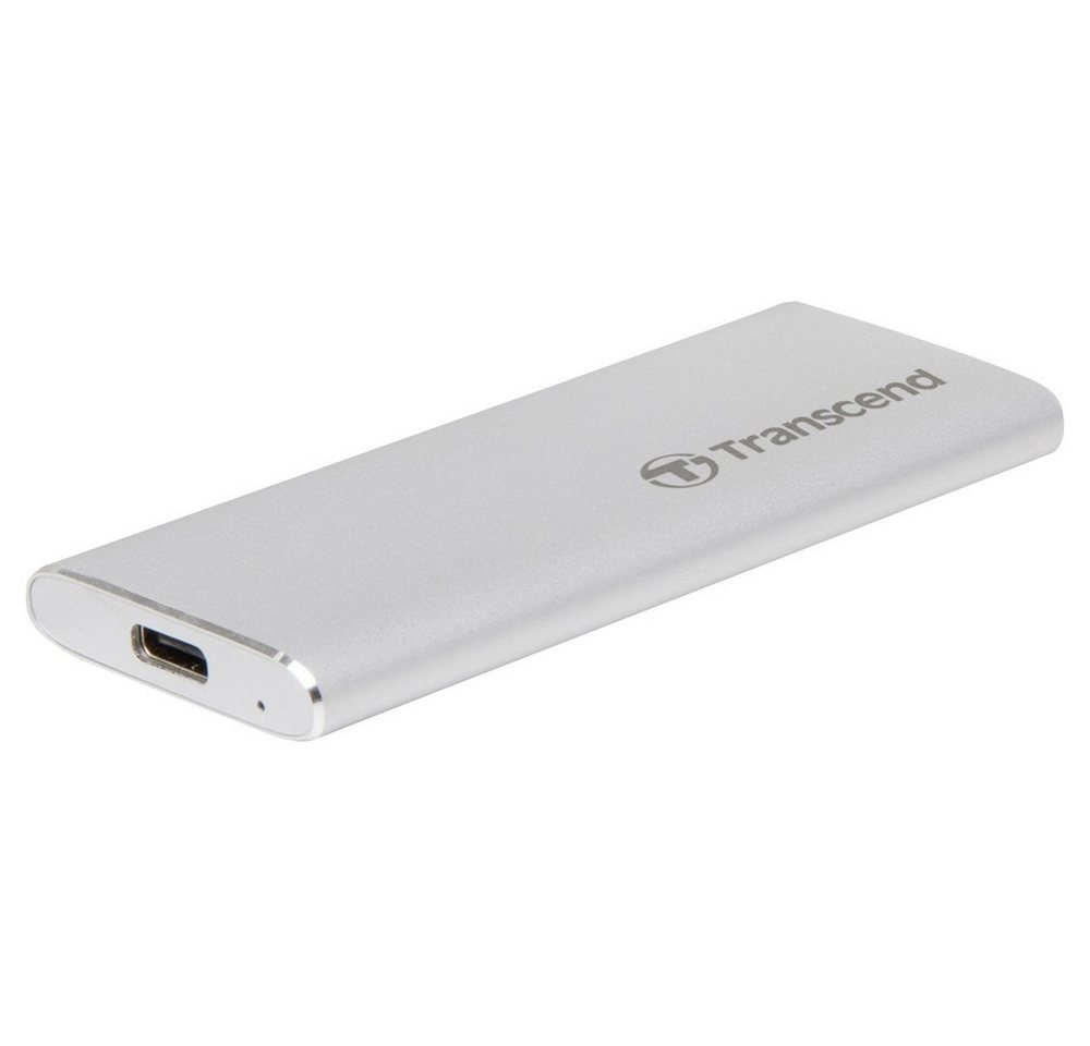 Transcend Transcend ESD240C 120 GB Externe SSD USB-C® Silber TS120GESD240C externe SSD (120) von Transcend