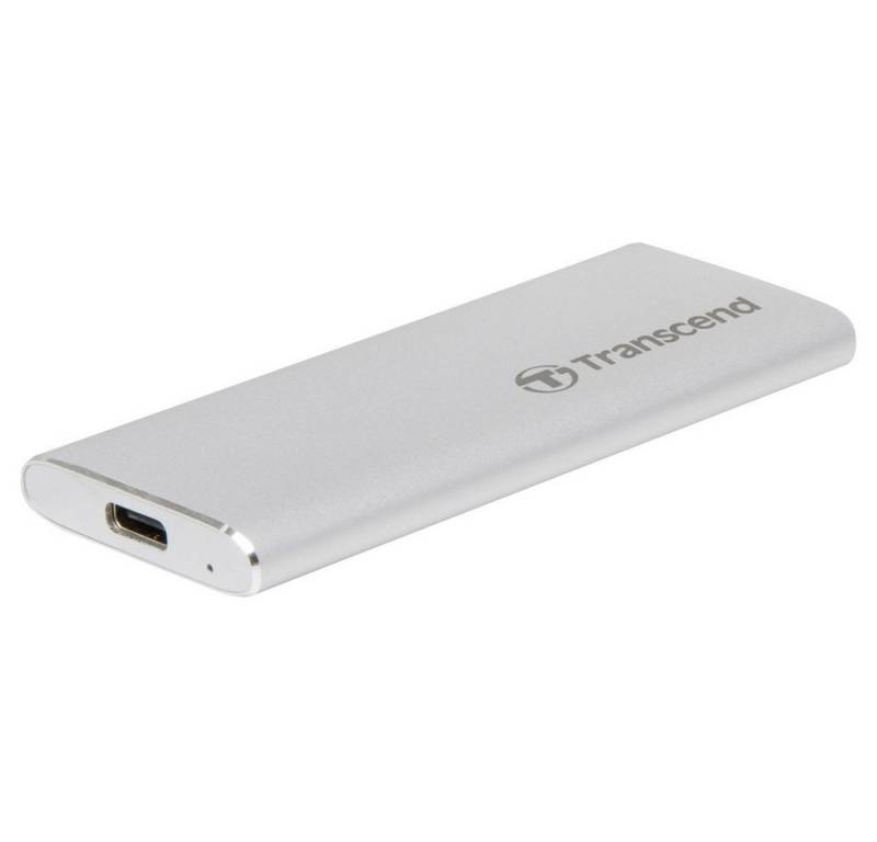 Transcend Transcend ESD240C 120 GB Externe SSD USB-C® Silber TS120GESD240C externe SSD (120) von Transcend