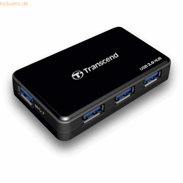 Transcend Transcend HUB3K inkl. Netzteil & Schnell-Lade-Port USB 3.0 von Transcend