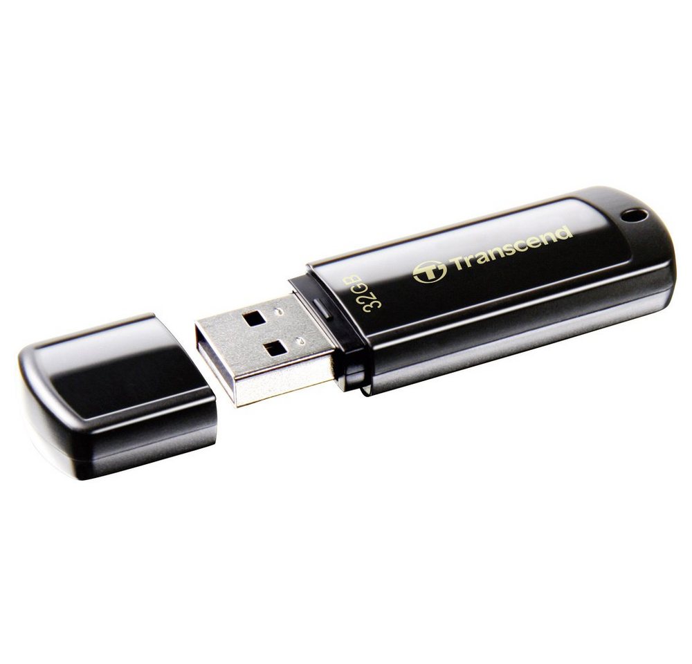 Transcend Transcend JetFlash® 350 USB-Stick 32 GB Schwarz TS32GJF350 USB-A (USB USB-Stick von Transcend